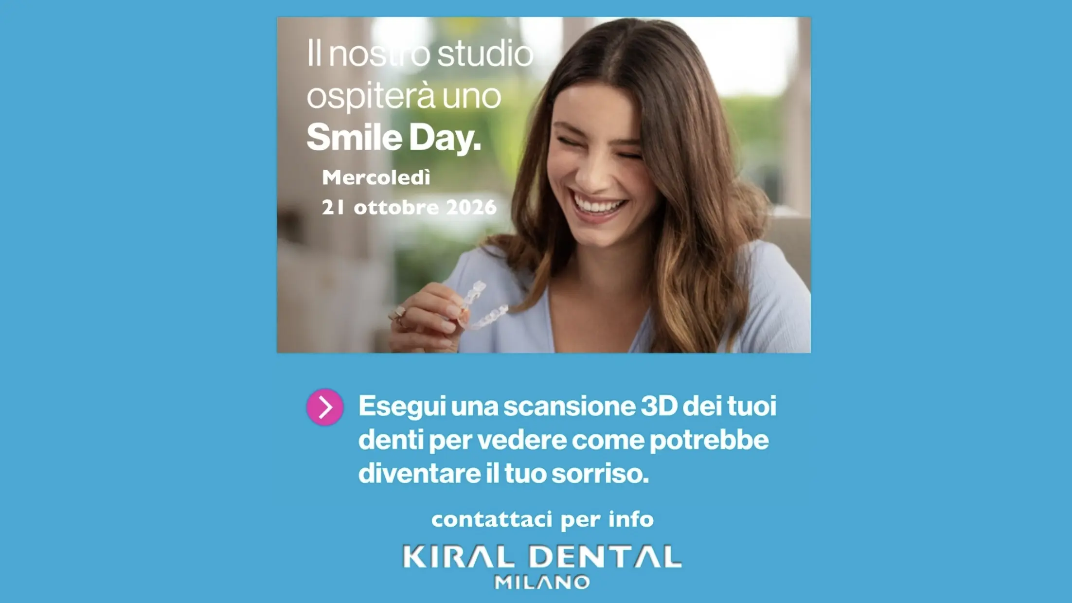 Partecipa al Nostro Smile day il 21 Ottobre 2026!